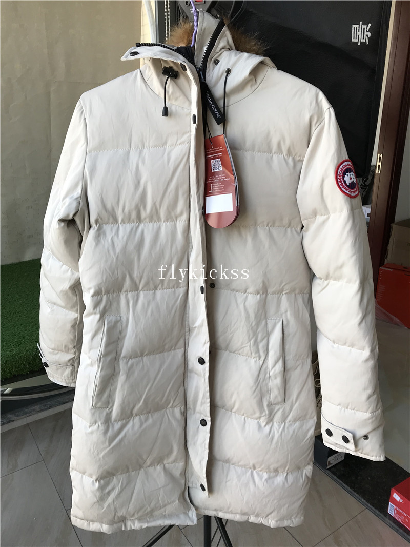 Canada Goose White Down Coat